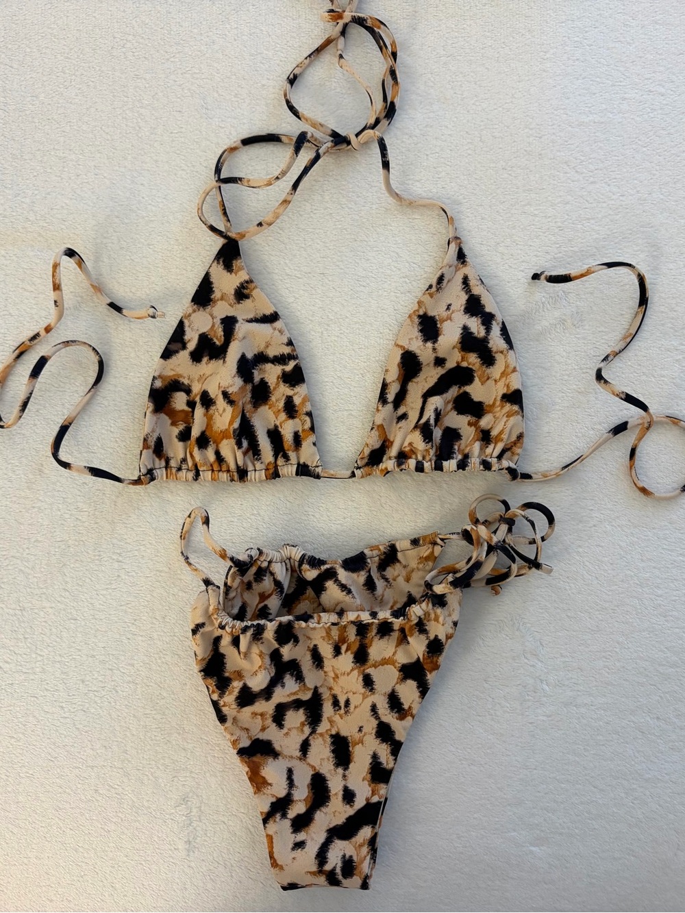 Resa Leopard Print Bikini sz S